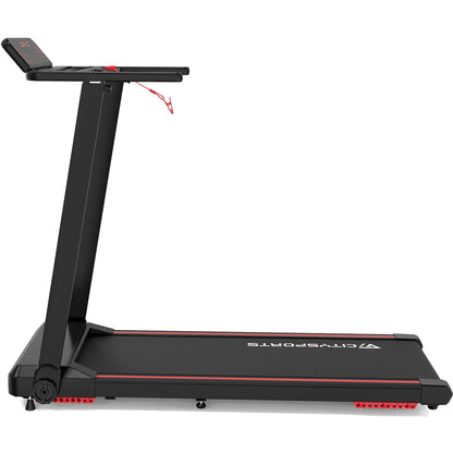 Cinta de correr plegable 1400 W, CITYSPORTS WP9, APP, Bluetooth, velocidad 1-12 km/h